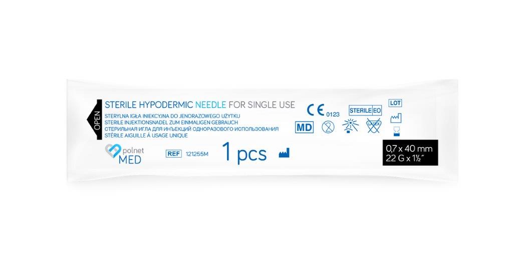 Ace j.u. POLnet-MED 0.7 x 40mm 100pcs - Imagine 2